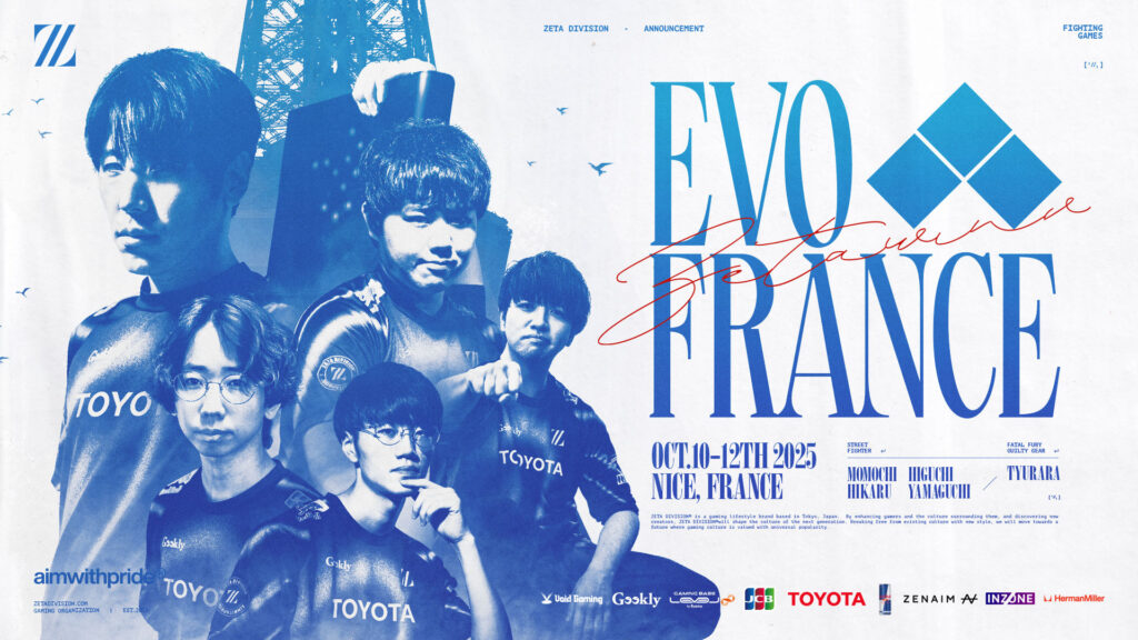 GUILTY GEAR, STREET FIGHTER部門 – 『EVO France』に出場|NEWS|ZETA DIVISION® GUILTY GEAR, STREET FIGHTER部門 – 『EVO France』に出場|NEWS|ZETA DIVISION®