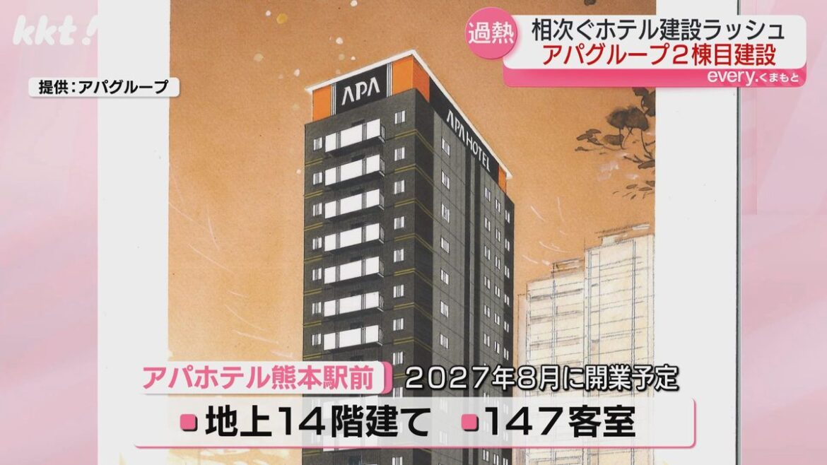 外国人客増で「新規建設」に「生まれ変わり」も…熊本でビジネスホテル進出相次ぐ(2025年10月30日掲載)|KKT NEWS NNN 共有