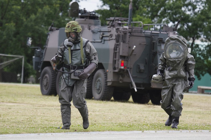 大宮駐屯地:訓練展示