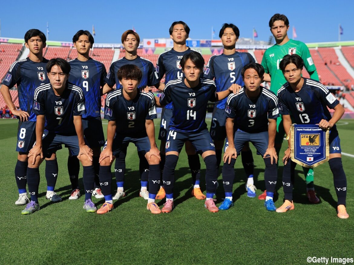 22年ぶり8強目指すU-20日本代表のフランス戦スタメン発表! GL初戦メンバーから1人変更、小倉幸成を起用 - gekisaka.jp