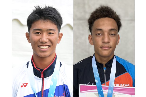 カヌー塩澤（沖縄水産高校）準V　陸上100　平仲（那覇西高校）3位　滋賀・国スポ