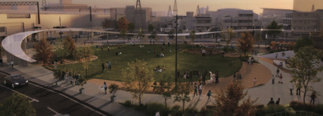 交通広場イメージ図（出典：門真市「広報かどま 令和6年（2024年）9月号」）