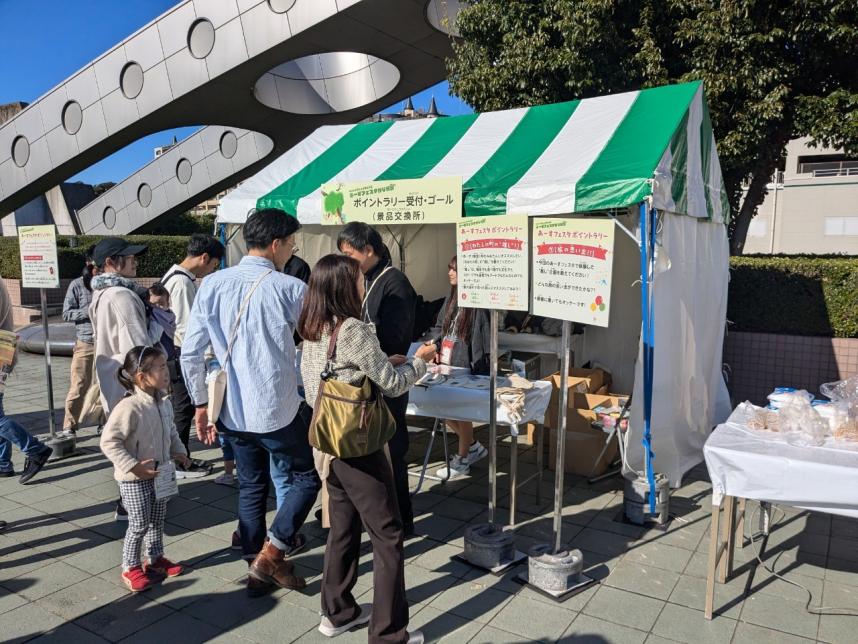 クイズラリーの様子