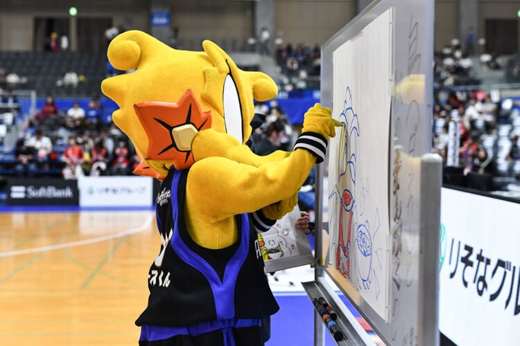 シーホースくんのライブペイント