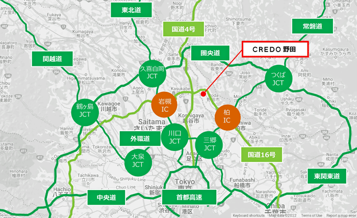 0126cred2 - クレド／千葉県野田市に自社最大規模となる12.4万m2の物流施設開発へ