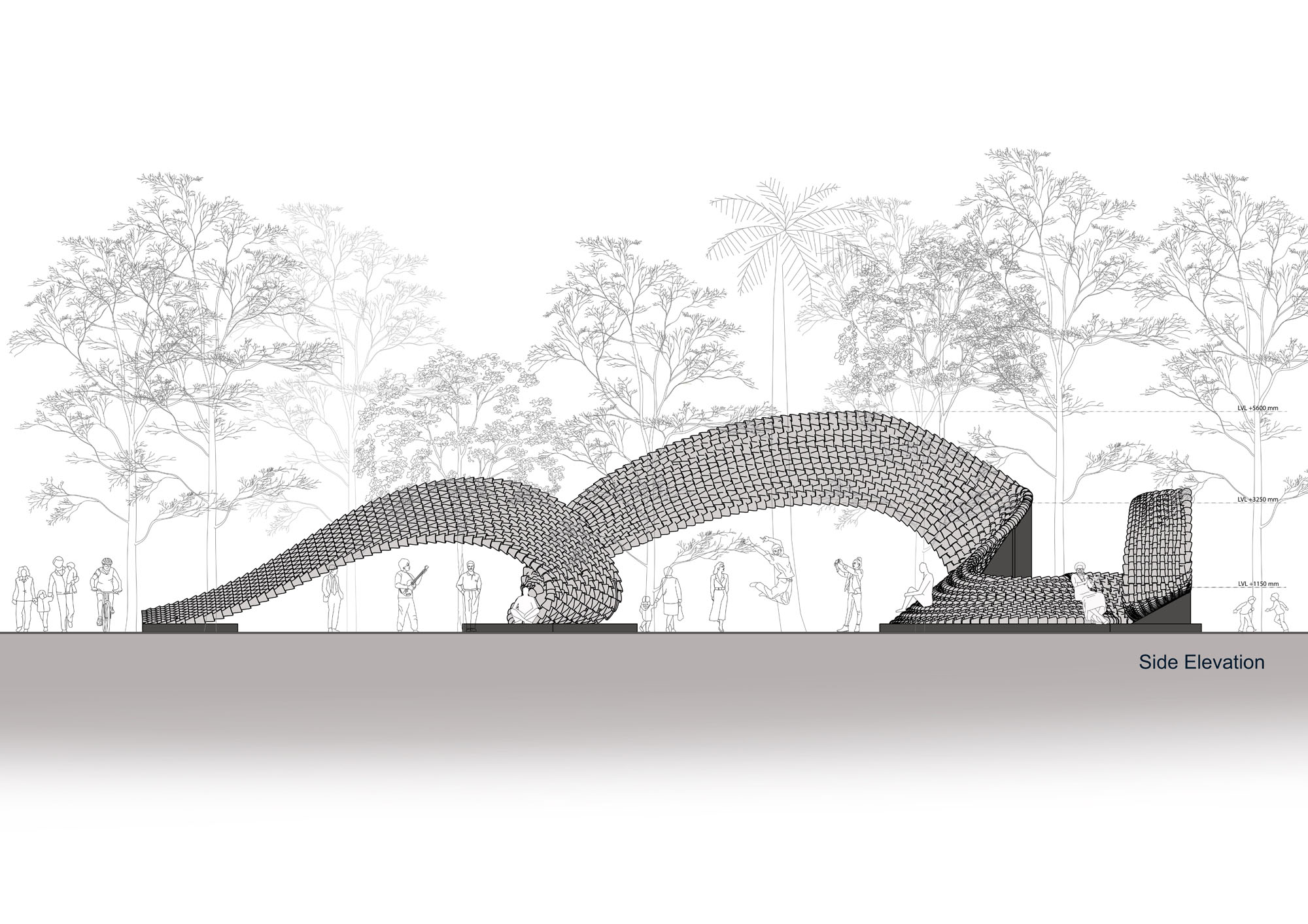 〈クルハド・パビリオン（Kulhad Pavilion）〉ウォールメーカーズ（WALLMAKERS）