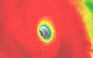 台風ポロがカテゴリー5の猛烈な勢力に発達、太平洋史上最強の台風グループ入り