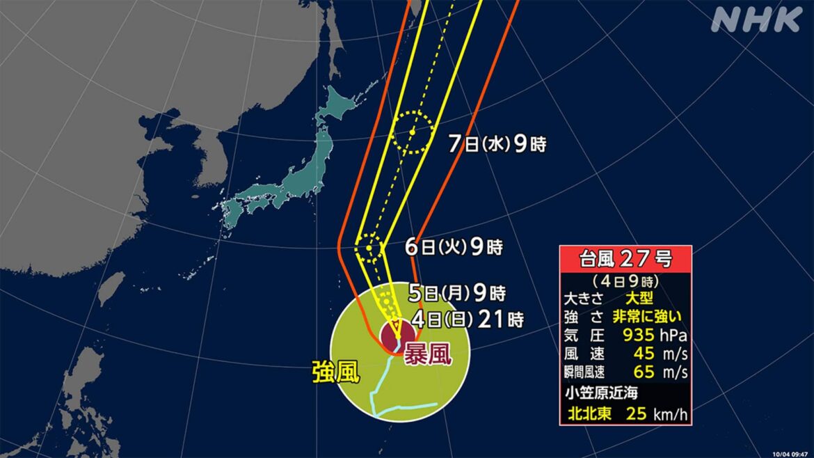 台風27号 あすからあさって小笠原諸島に接近 高波警戒 – NHKニュース 台風27号 あすからあさって小笠原諸島に接近 高波警戒 - NHKニュース
