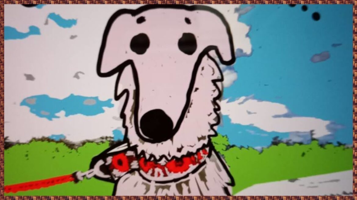 【ボルゾイ】大型犬は誕生日プレゼントのネタにされる【超大型犬】