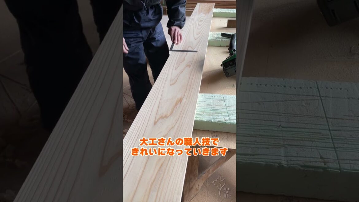 【新しい窓枠です！】結露で汚れた窓枠が木目の美しい窓枠に！ | ボーダーコリーのレイとオーストラリアンシェパードのハルのお家 | 島根県津和野町で田舎暮らし|#shorts
