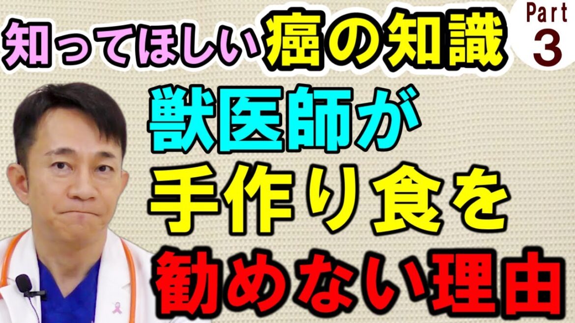 【犬猫の癌】日本一の獣医さんのガンの解説を聞いてほしい【Part.3】【予防方法と手作り食】 【犬猫の癌】日本一の獣医さんのガンの解説を聞いてほしい【Part.3】【予防方法と手作り食】