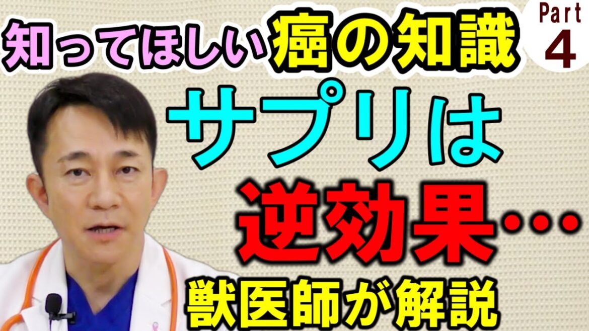 【犬猫の癌】日本一のガンの獣医さんの解説を聞いてほしい【Part.4】【サプリメントの有効性】 【犬猫の癌】日本一のガンの獣医さんの解説を聞いてほしい【Part.4】【サプリメントの有効性】