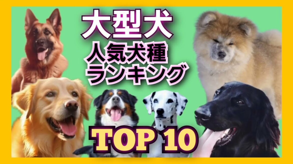 【2023 最新版】大型犬人気犬種ランキングTOP10！