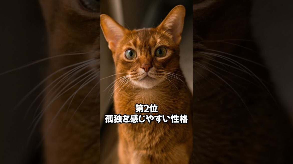 人気の猫 魅力解剖！アビシニアンを飼うデメリットベスト5 #shorts