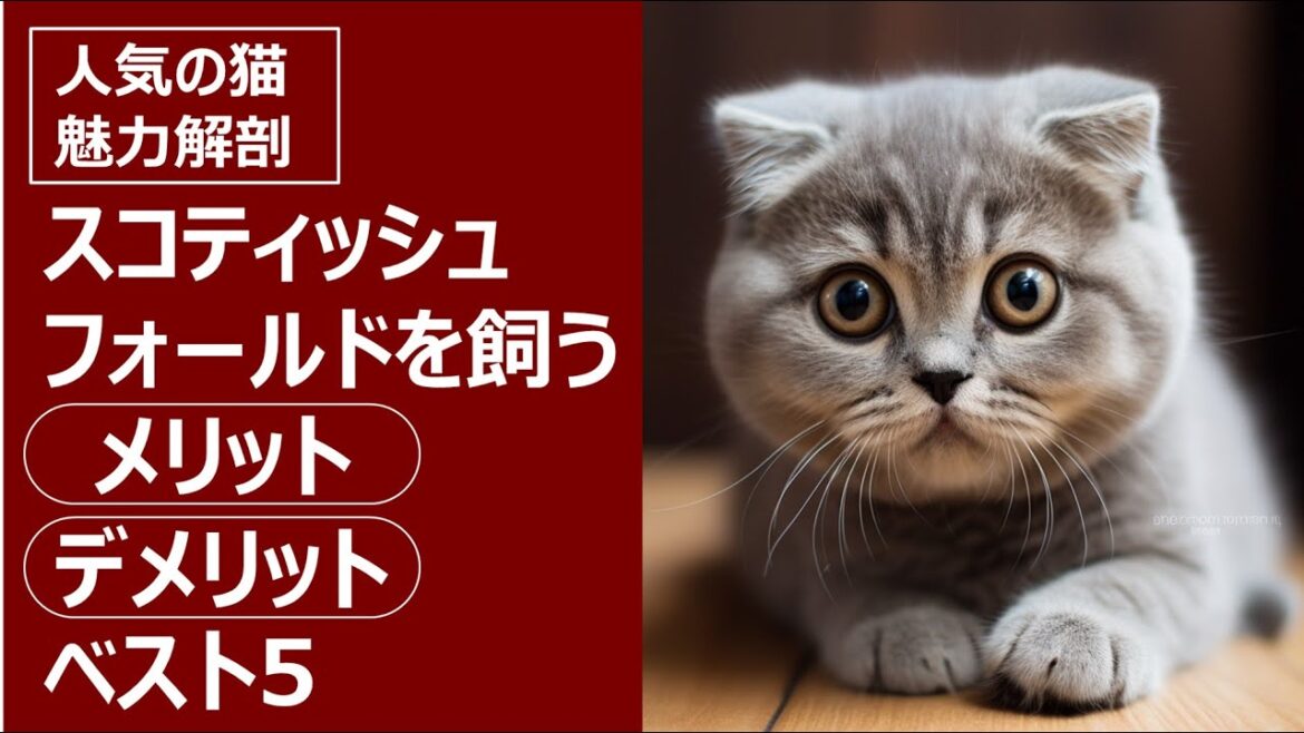 人気の猫 魅力解剖！スコティッシュフォールドを飼うメリット・デメリットベスト5
