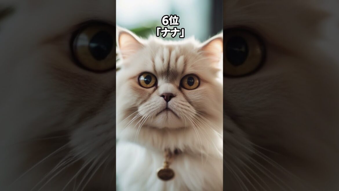 【人気の猫】ペルシャ猫に多い名前10 #shorts