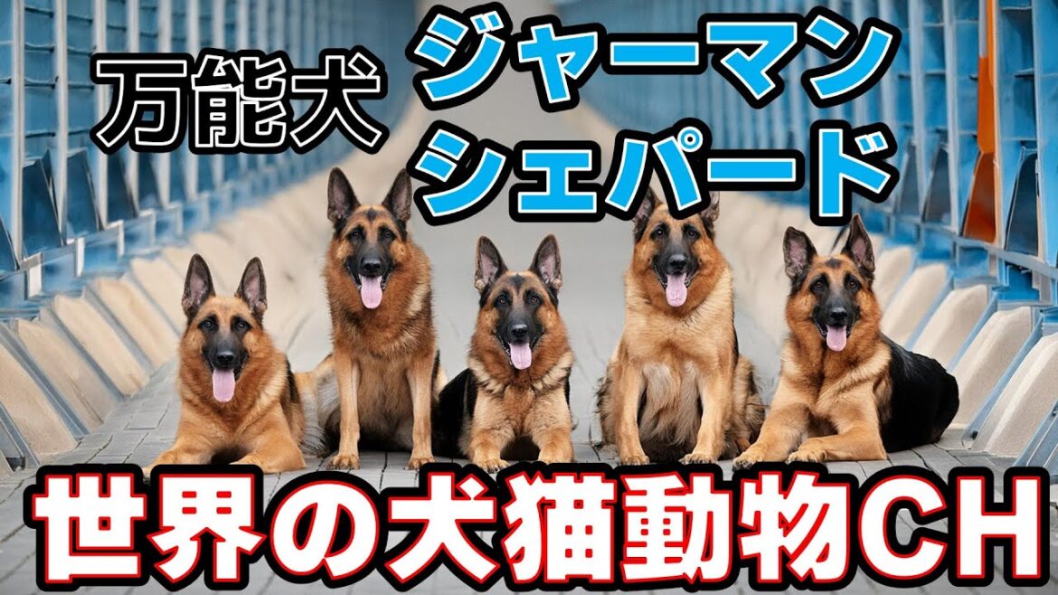 ジャーマンシェパードドッグってどんな犬？その特長と魅力を紹介_#世界の犬猫動物CH