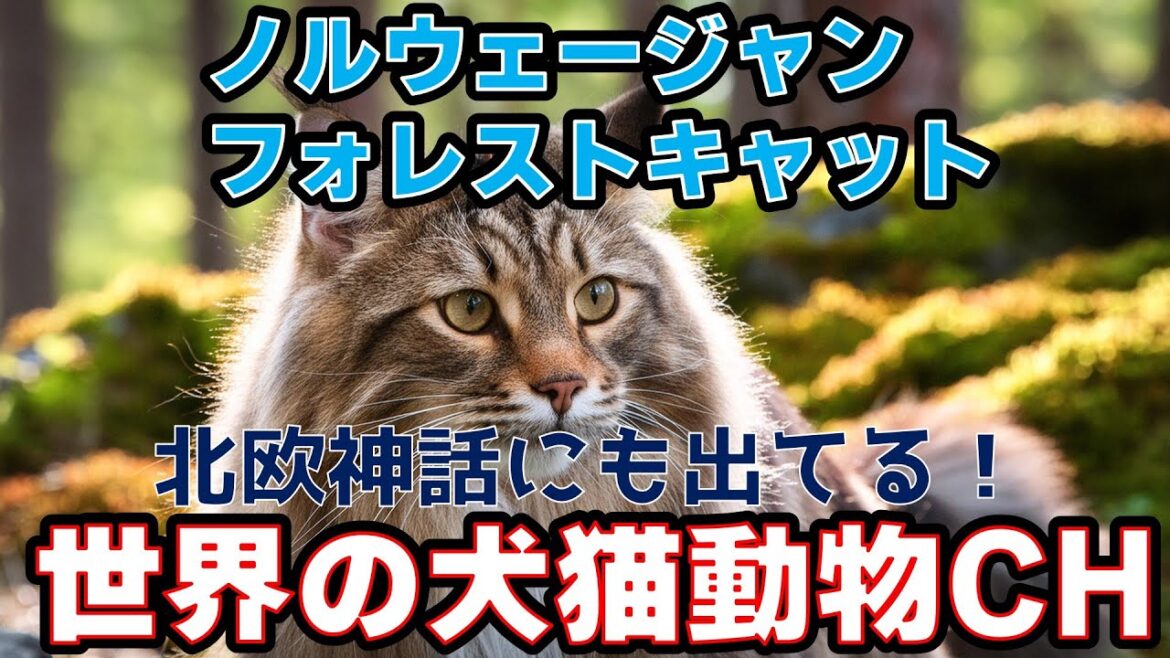 北欧の森の王者！ノルウェージャンフォレストキャットの歴史と魅力_#世界の犬猫動物CH