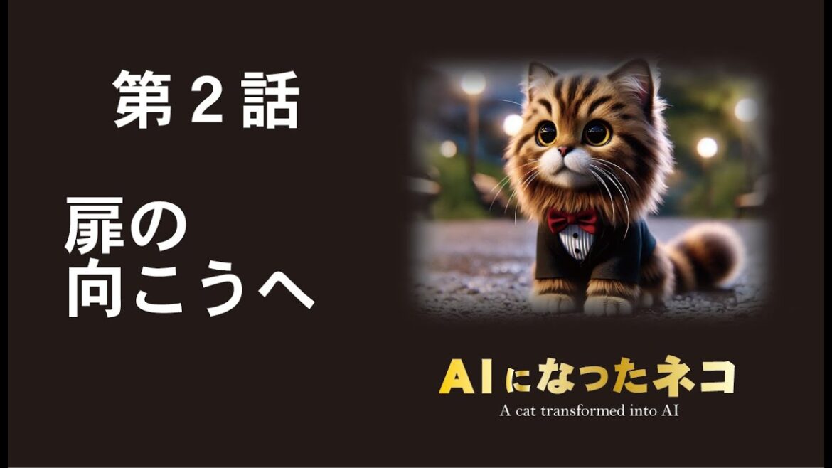 ＡＩになったネコ（第２話：扉の向こうへ）#aiアニメ,#ねこ
