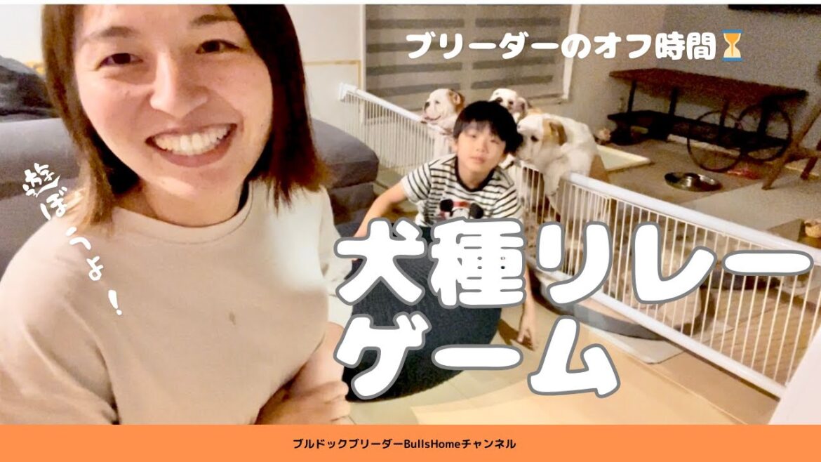 息子と勝負！！犬種名どちらが沢山知ってるかゲーム😂笑