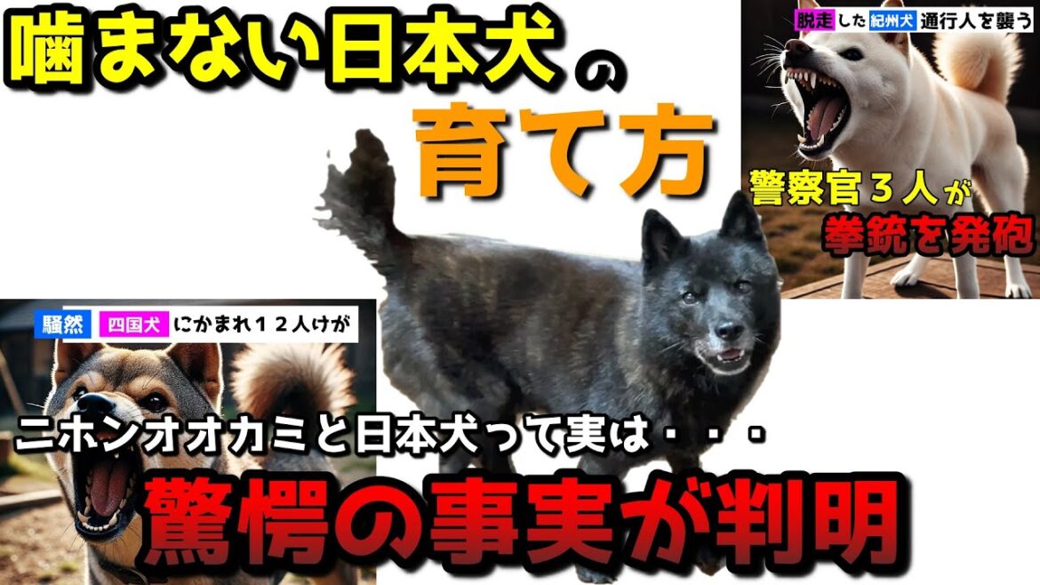【日本犬のしつけ】噛む犬にしない為の具体的な方法 【日本犬のしつけ】噛む犬にしない為の具体的な方法