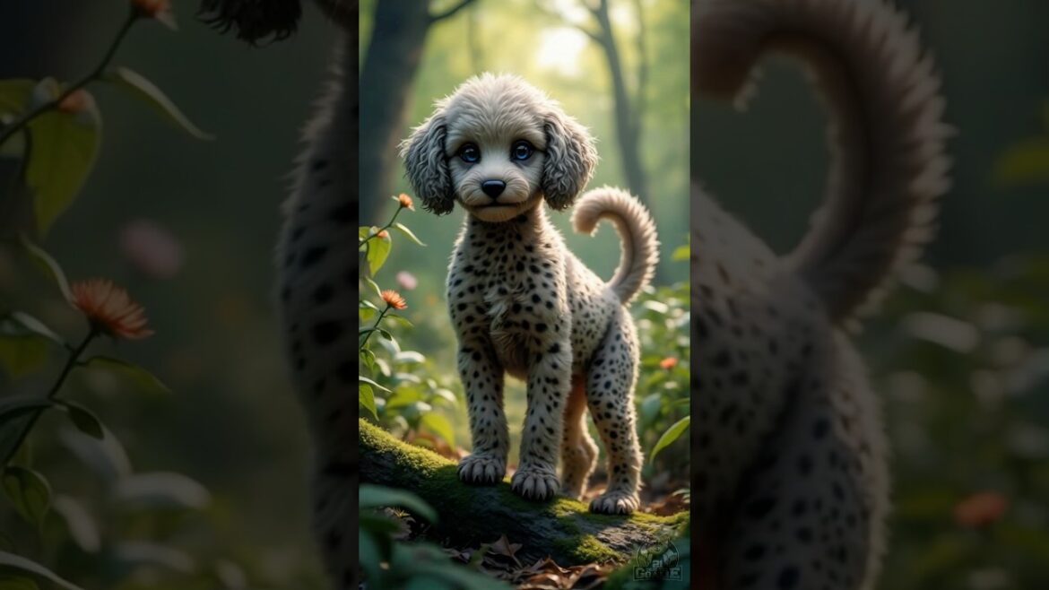 Epic Cat-Dog Fusion! Bengal Meets Poodle & Corgi 🐱+🐶 = 😲 #CatDogFusion #PetMashup #ai