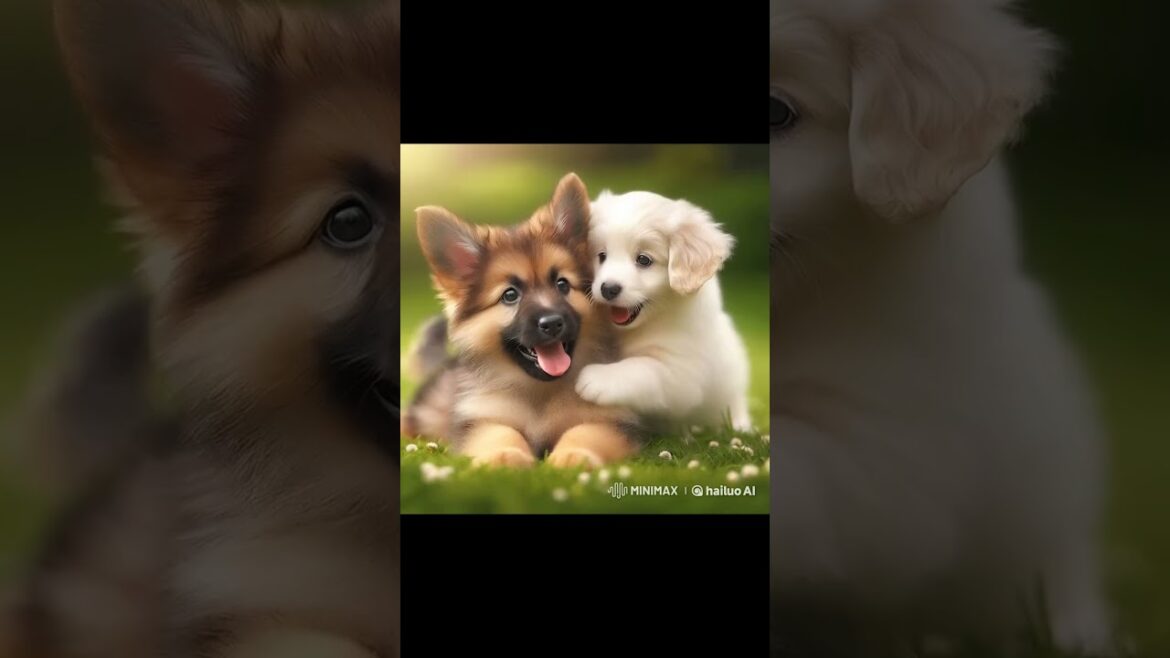 German Shepherd & Labrador Puppy Cutest Playdate
