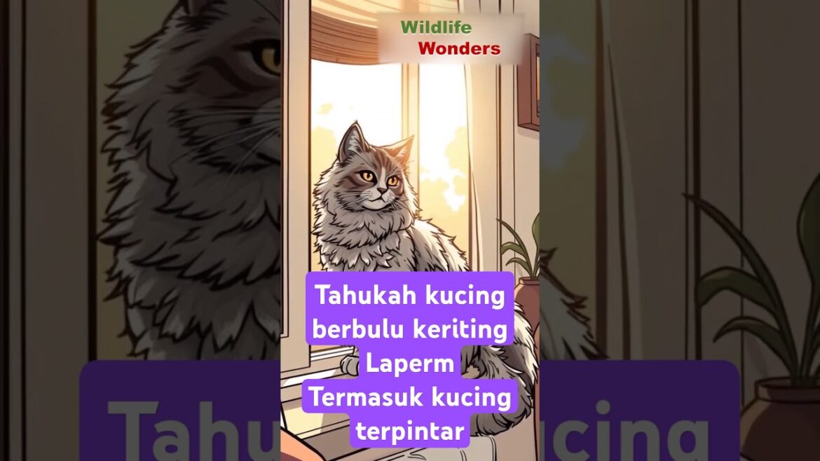 TAHUKAH KUCING BERBULU KERITING LAPERM YANG PINTAR #faktaharian #kucing #laperm #catlovers