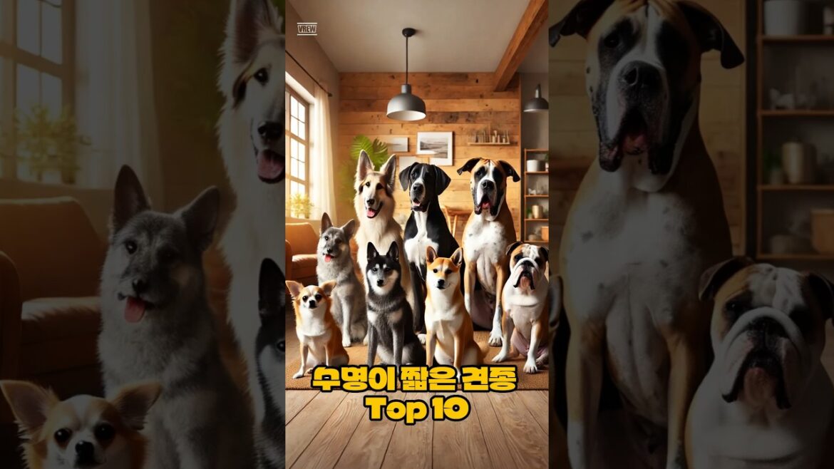 수명이 짧은 견종 TOP 10 수명이 짧은 견종 TOP 10