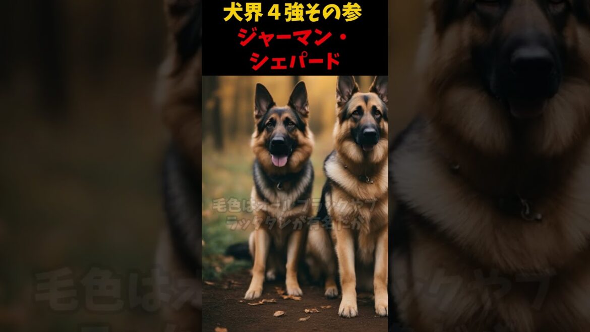 犬界４強その３ジャーマンシェパード #動物  #雑学 #生き物 #犬 #ジャーマンシェパードドッグ