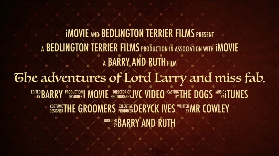 In memory of Larry lamb the Bedlington terrier.