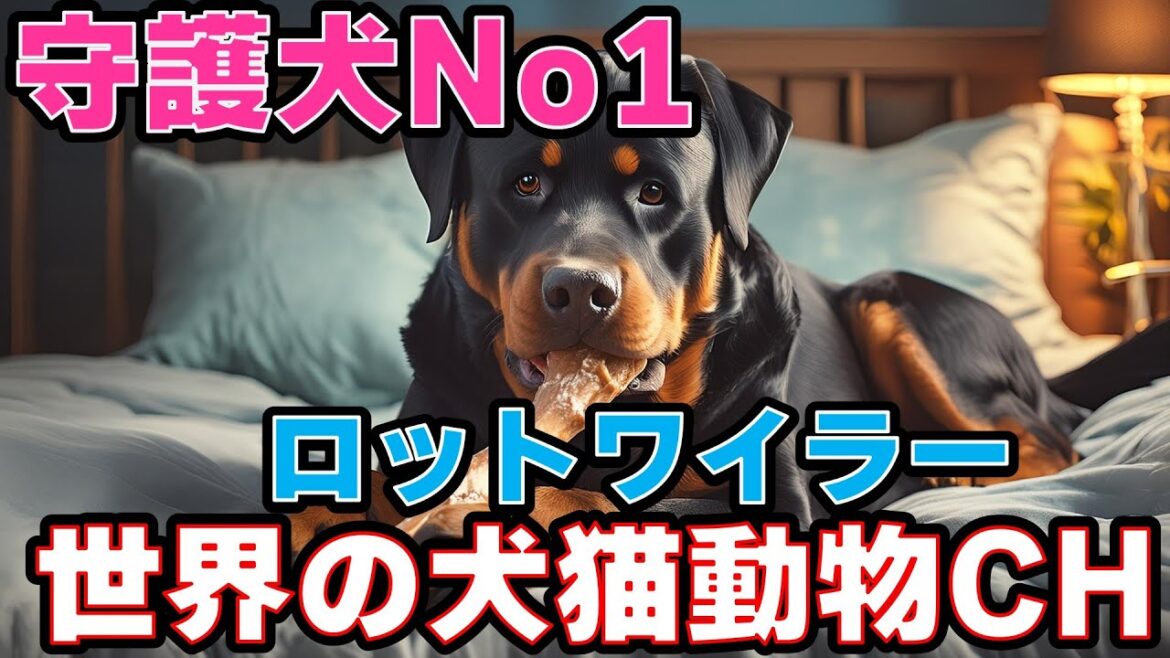 守護犬の王者！ロットワイラーの魅力と驚きの事実_#世界の犬猫動物CH