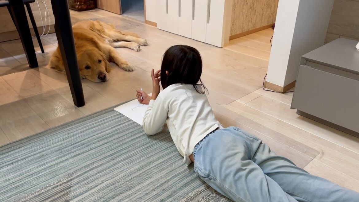 激しく遊ぶだけじゃなくて、静かに遊ぶことも出来る2人です。