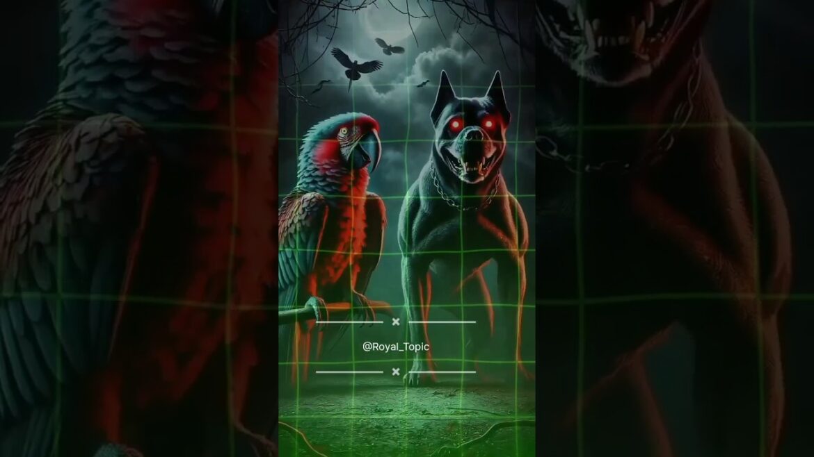 Part-37( Rottweiler versus parrot HYbird animals fusion 😱#shorts