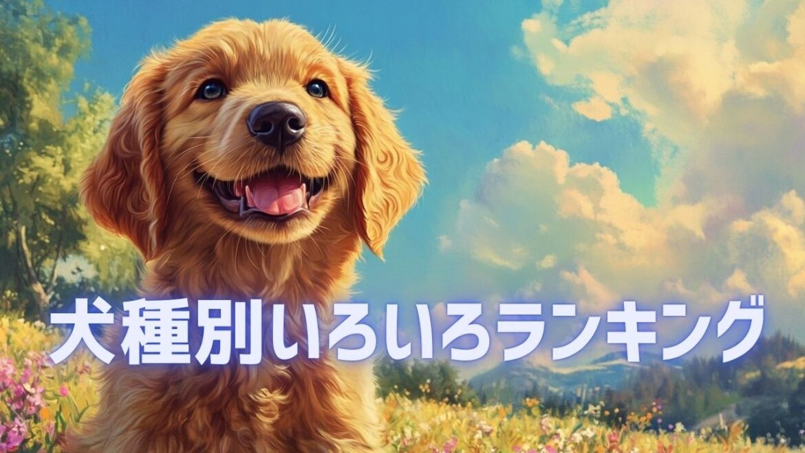 いろいろ犬種別ランキングベスト３の発表します。総合的に『手間が少なく飼いやすい犬種ベスト３』と、『お手入れや費用がかかるけれど魅力的な犬種ベスト３』をそれぞれご紹介します。