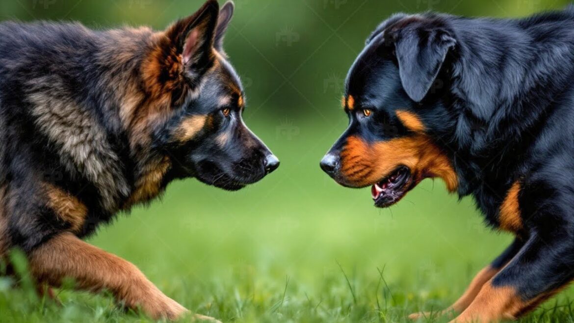 German Shepherd vs  Rottweiler: The Ultimate Showdown!