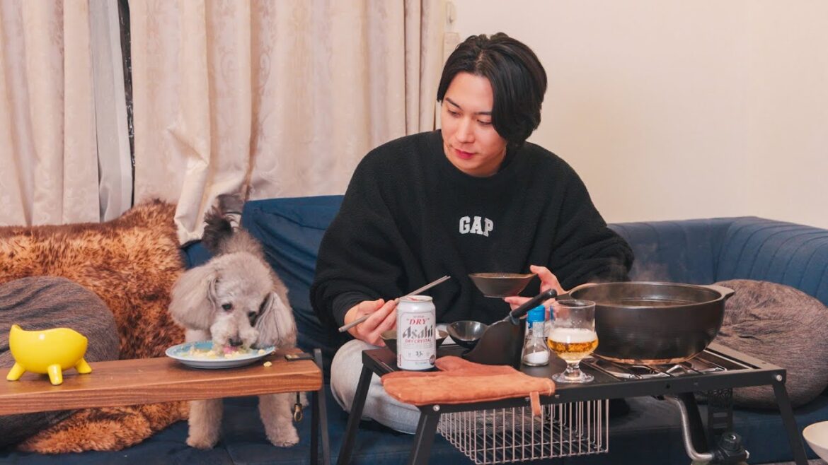 🐶海外に行った妻と子が帰って来れなくなったので、しばらく愛犬と二人暮らしに戻ることになりました。