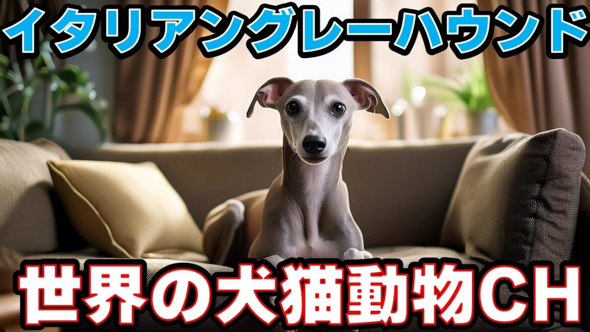 イタリアングレーハウンドの世界へようこそ！優美なハウンドの魅力_#世界の犬猫動物CH