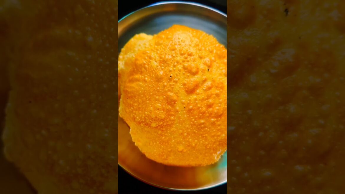 Hotel Style Puffed Poori/Puffed Poori/Veni Wonders