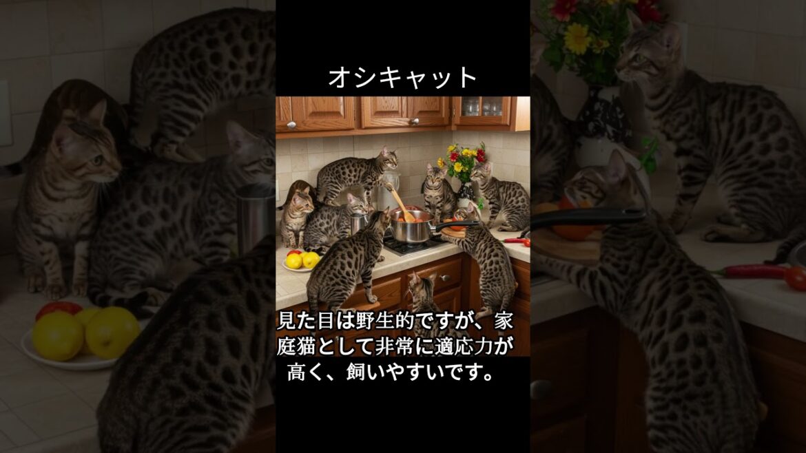 オシキャットのかわいい生態、雑学【猫】#ca t#catshortsvideo #ねこ #ネコ #猫 #子猫  #かわいい #雑学 #豆知識 #解説