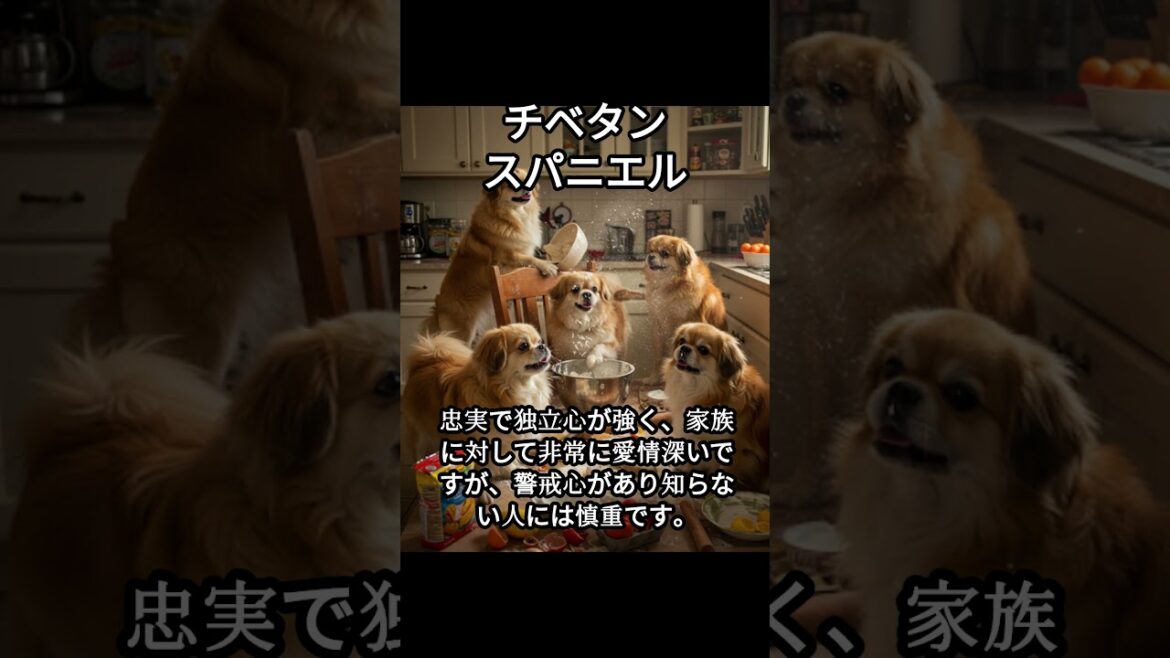 チベタンスパニエルのかわいい生態、雑学【犬】#dog #dogshortsvideo #いぬ #イヌ #犬 #子犬  #かわいい #雑学 #豆知識 #解説