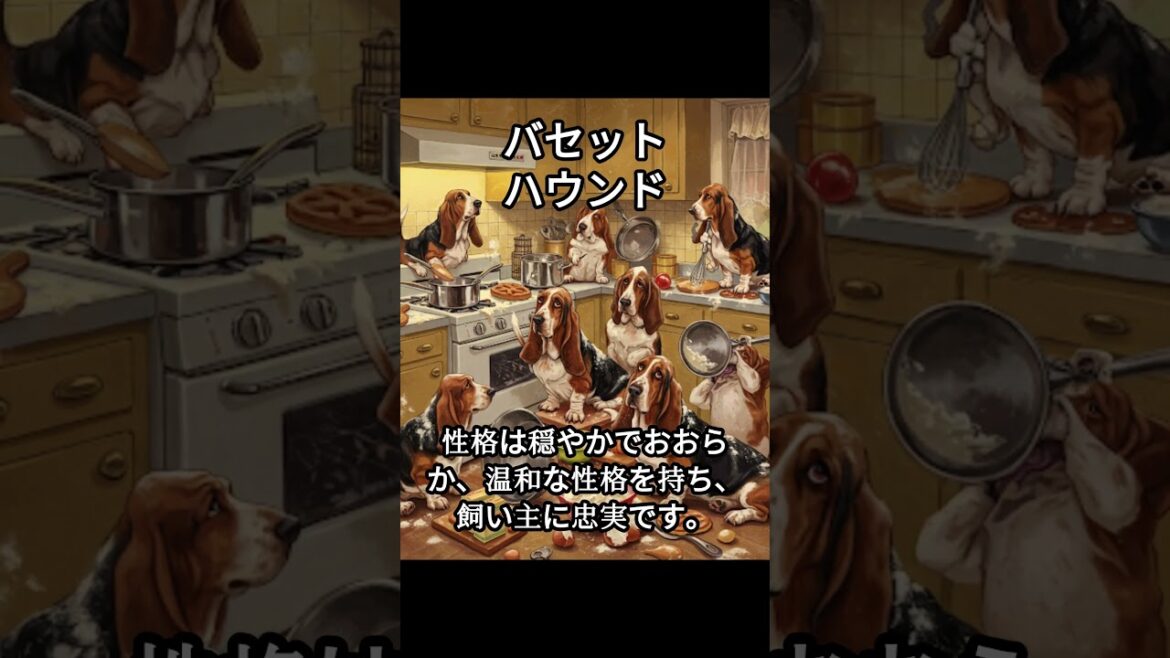 バセットハウンドのかわいい生態、雑学【犬】#dog #dogshortsvideo #いぬ #イヌ #犬 #子犬  #かわいい #雑学 #豆知識 #解説