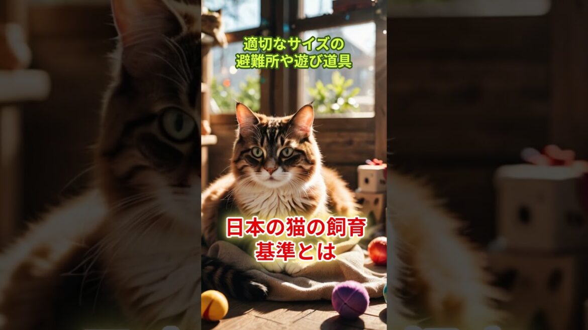 【猫】 【雑学】日本の猫の飼育基準とは？#shorts #猫 #雑学