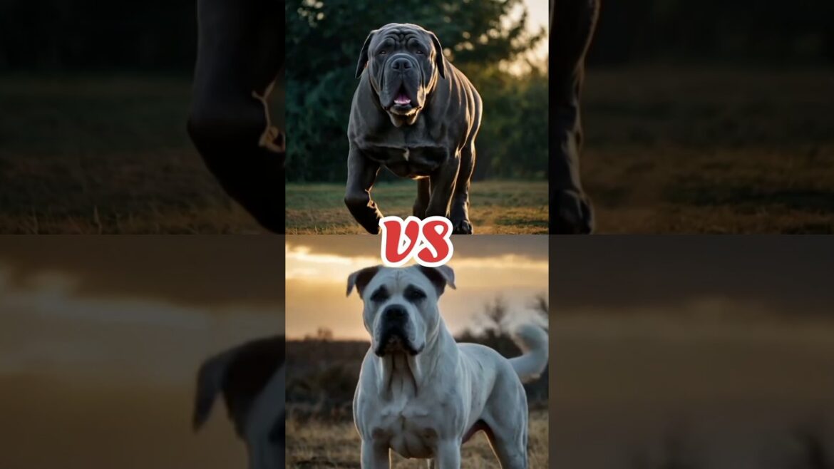 Neapolitan Mastiff Dog vs Cane Corso Dog: ITALIAN TITANS CLASH |Animals Kannel| #shorts #ytshorts Neapolitan Mastiff Dog vs Cane Corso Dog: ITALIAN TITANS CLASH |Animals Kannel| #shorts #ytshorts