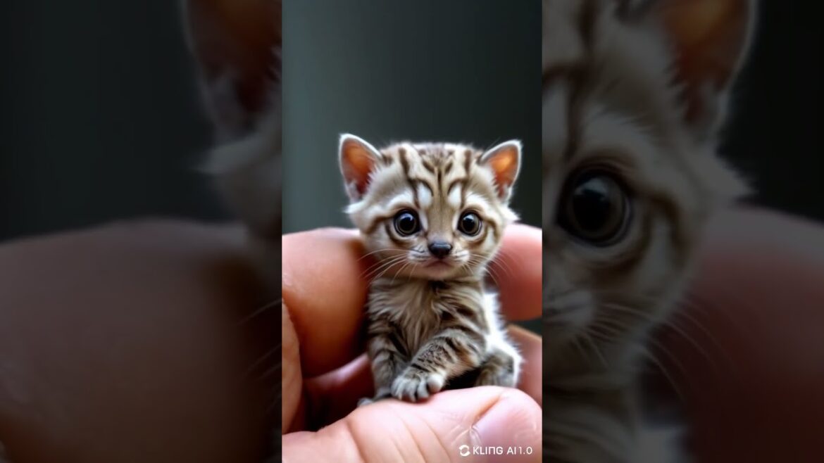 🐾 Playful Baby Ocicat – The Cutest Spotted Kitten! 😻✨