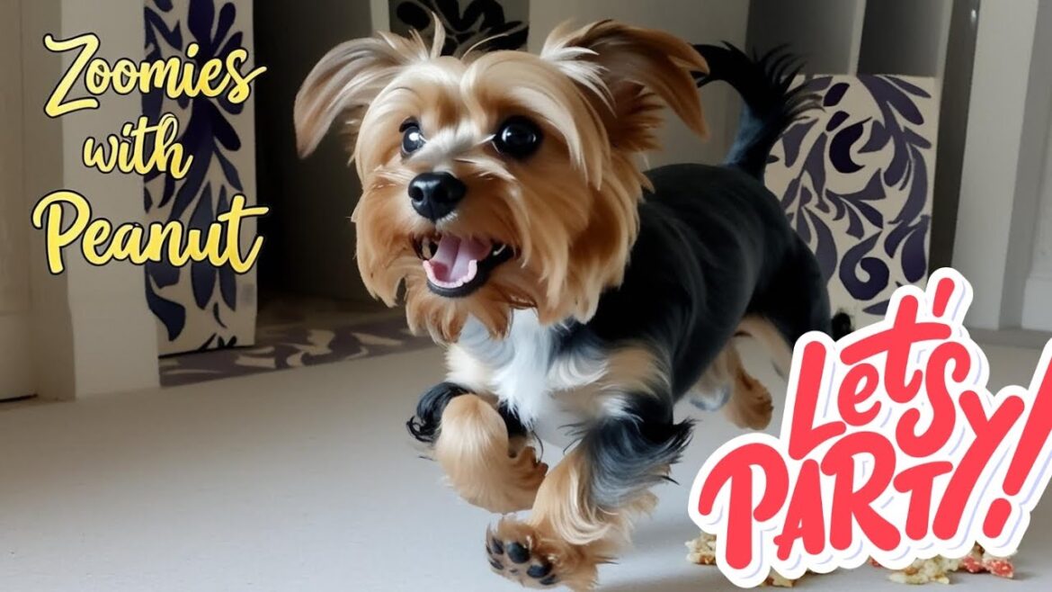 Peanut the Yorkie’s 2 AM Zoomies Gone Wild!🌙💨