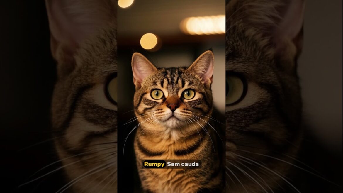 Curiosidade. Seu gato tem rabo???? Gato Manx: A História Real do Felino Sem Rabo que Encanta o Mundo
