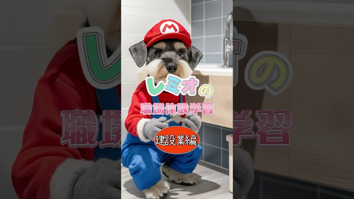 【ミニチュアシュナウザー】レミオ、建設業の世界へ❣️【職場体験】#働くシュナ #ミニシュナ部 #ミニチュアシュナウザー #ミニチュアシュナウザー #犬好きさんと繋がりたい #犬のいる生活 #建設業