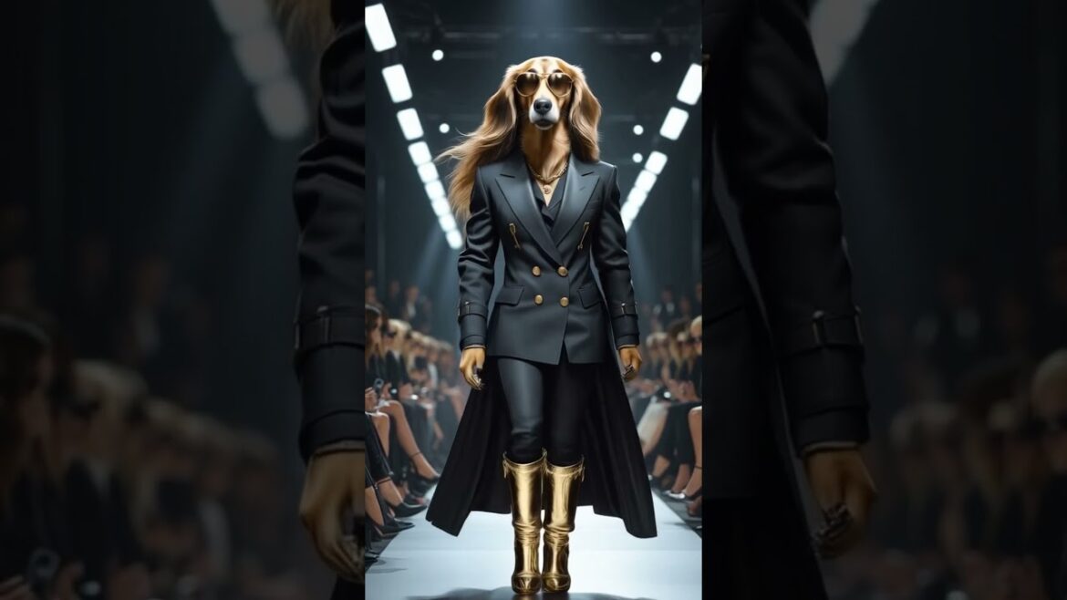 Rate Fashion Style for this Afghan Hound Dog 🥰 #shorts #dog