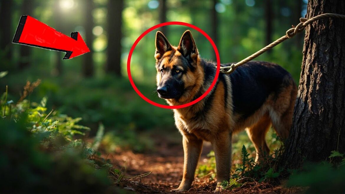警察は森に繋がれていた警察犬ジャーマンシェパードを救出するが、その前に待ち受ける衝撃の真実には気づかない。